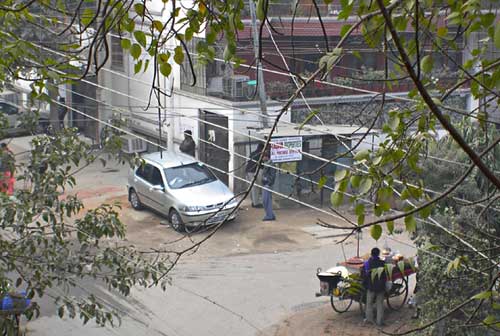 Safdarjang Enclave, balcony-view