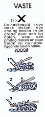 crochet-stitch 'vaste'