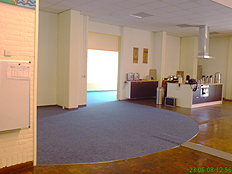 Vloer van de Blauwe ruimte