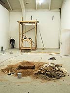 In the exhibition space