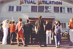 The symbol on the building